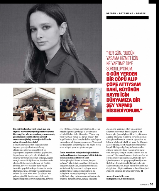 Derya Toros (ACI’09) Talks About Birleşmiş Eller Sosyal Yardımlaşma ve Dayanışma Derneği