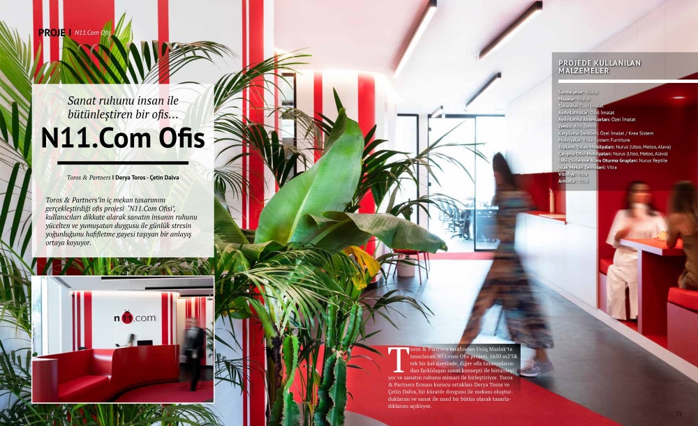 Toros and Partners Designed an Office that Combines the Spirit of Art with People